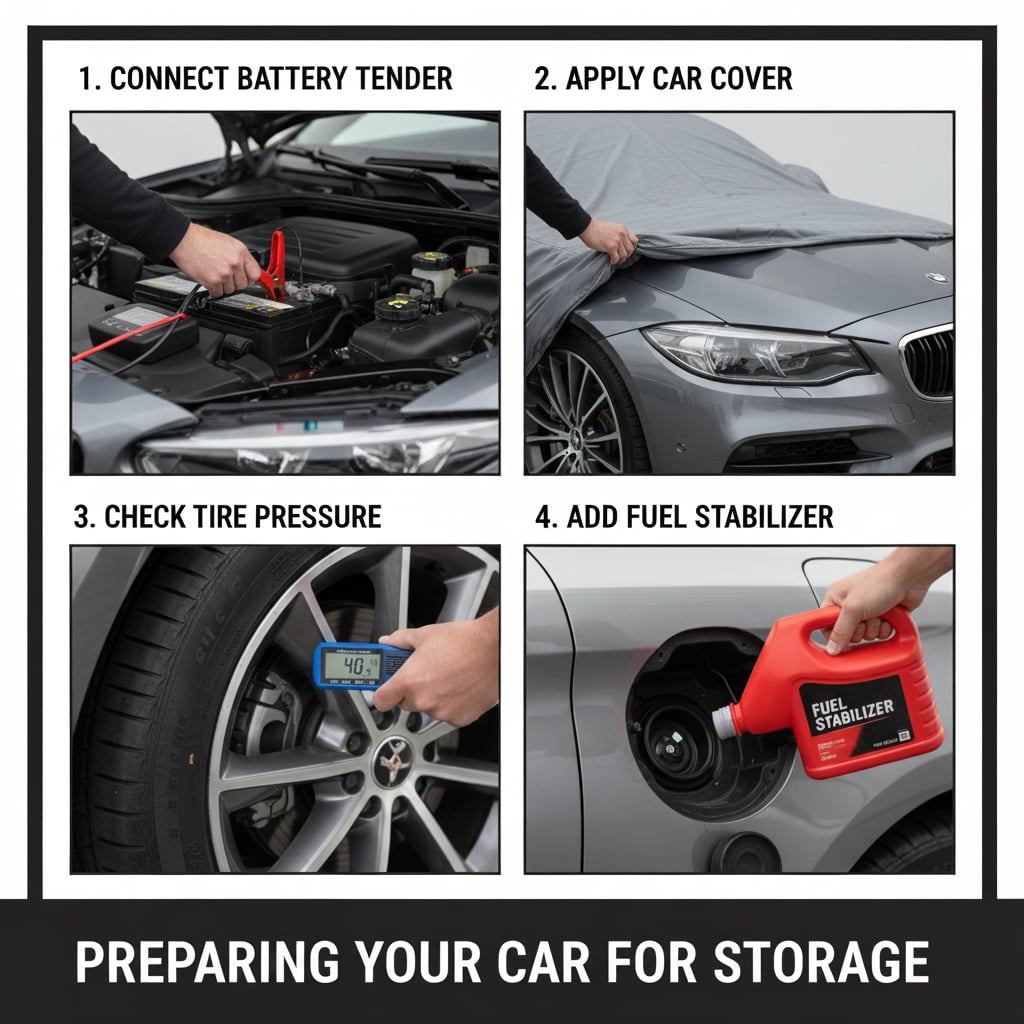 Preparing car for storage