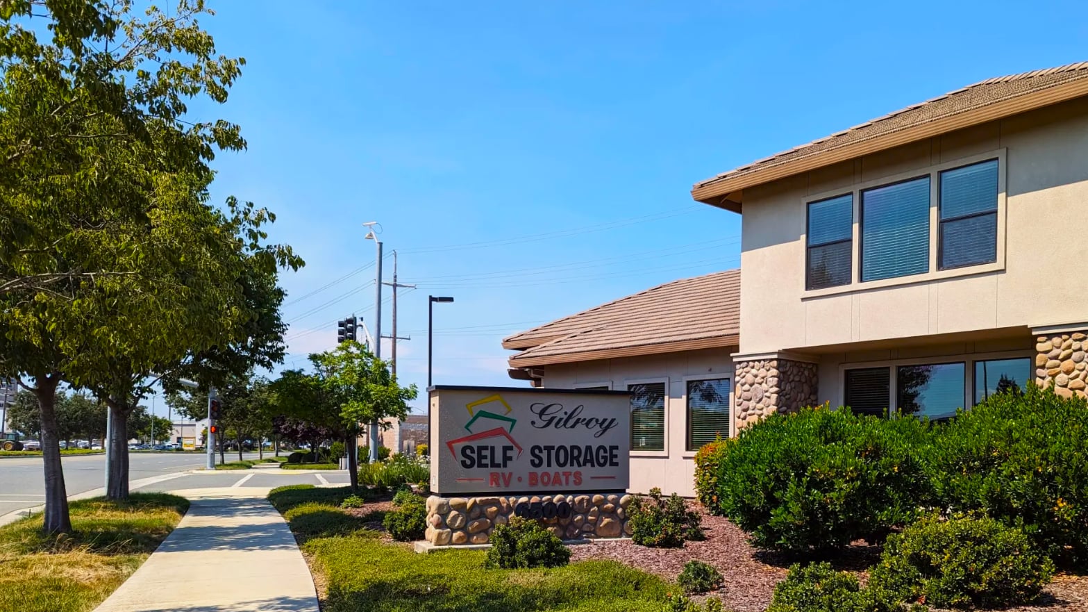 Gilroy Self Storage facility