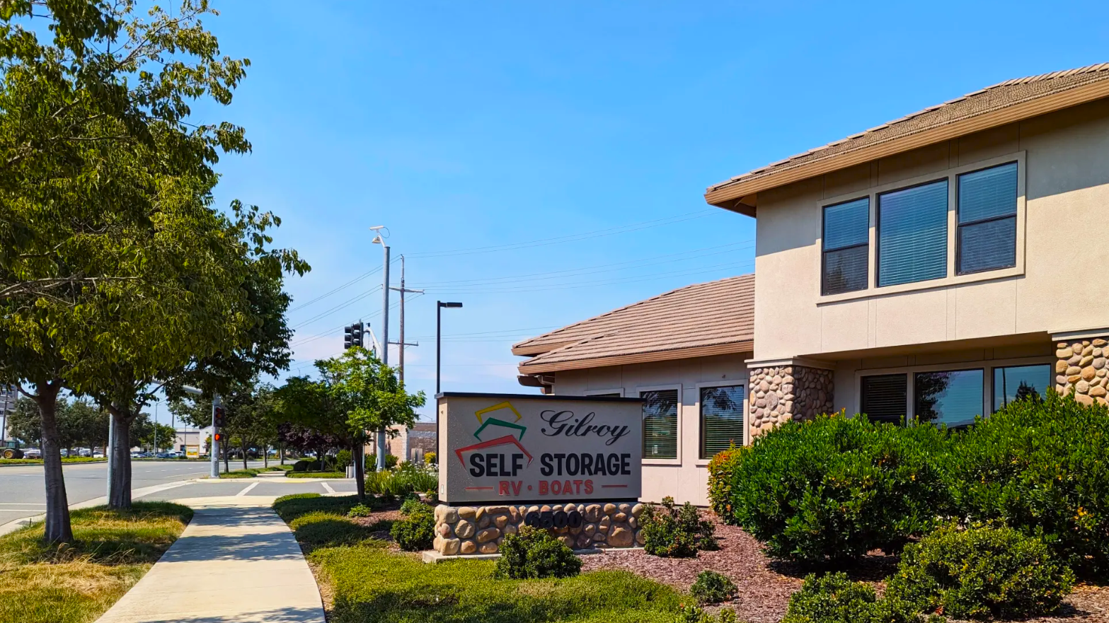 Gilroy Self Storage facility