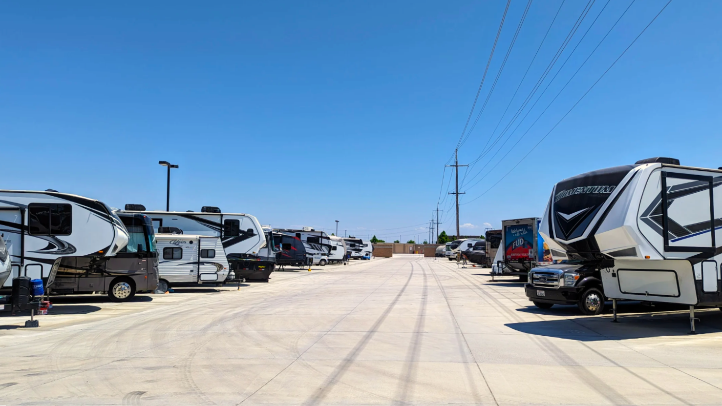 StoreAssure outdoor vehicle and RV parking spaces
