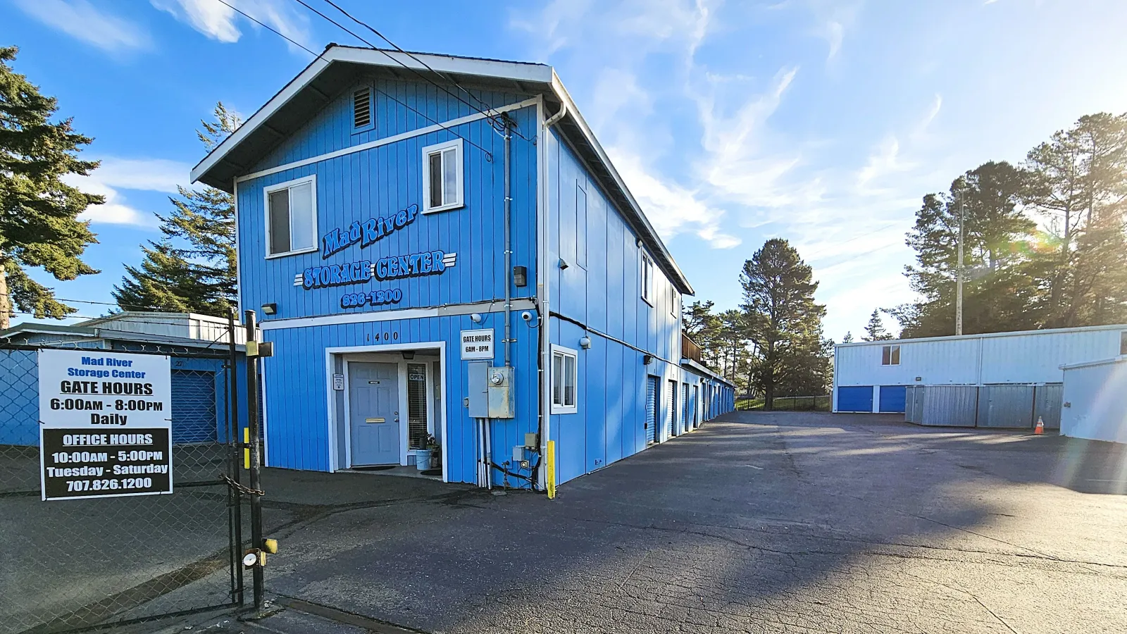 Self storage facilities in Mckinleyville, California