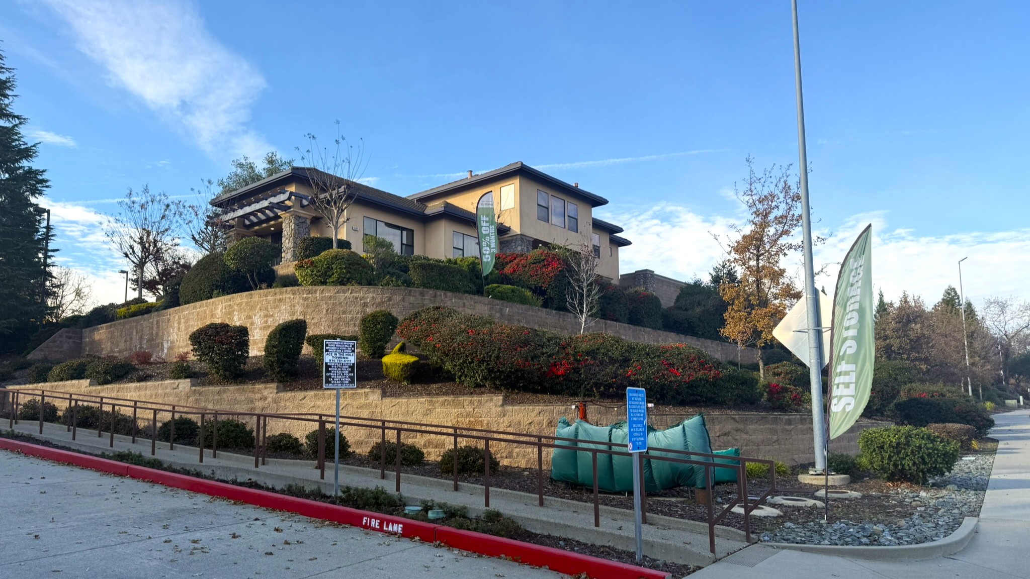 Sierra College Self Storage facility