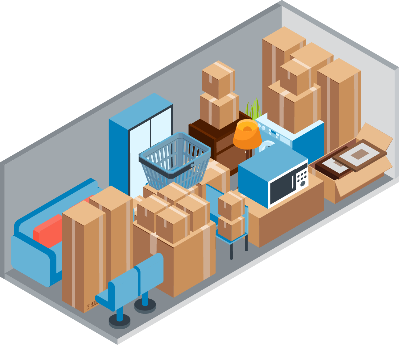 Extra large storage unit