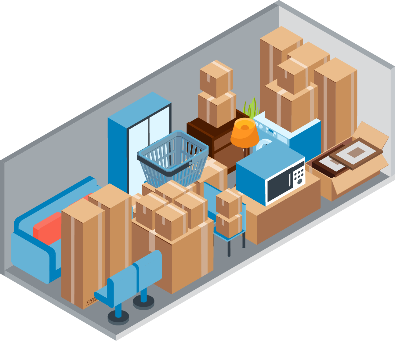 Extra large storage unit